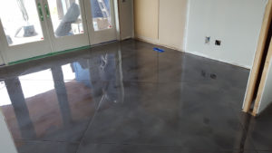 Repair work completed on epoxy floor in Pearland by Pearland Epoxy Flooring